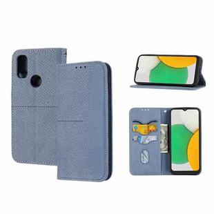 For Kyocera Android One S9 / Digno Sanga Edition Woven Texture Stitching Magnetic PU Leather Phone Case(Grey)