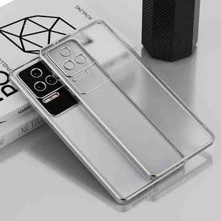 For Xiaomi Redmi K50 / K50 Pro Electroplated Frosted Phone Case(Silver)