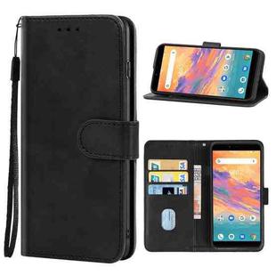 For UMIDIGI A3S Leather Phone Case(Black)