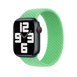 145mm Nylon Braided Watch Band For Apple Watch Series 8&7 41mm / SE 2&6&SE&5&4 40mm / 3&2&1 38mm (Green)