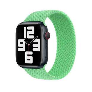 135mm Nylon Braided Watch Band For Apple Watch Ultra 49mm / Series 8&7 45mm / SE 2&6&SE&5&4 44mm / 3&2&1 42mm (Green)