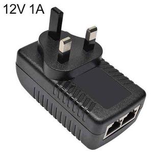 12V 1A Router AP Wireless POE / LAD Power Adapter(UK Plug)