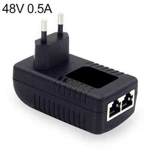 48V 0.5A Router AP Wireless POE / LAD Power Adapter(EU Plug)