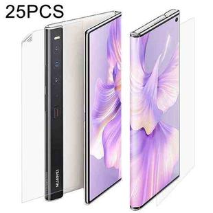 25 PCS Full Screen Protector Explosion-proof Front + Back Hydrogel Film For Huawei Mate Xs 2 / Honor V Purse