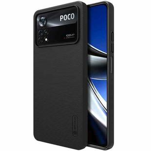 For Xiaomi Poco X4 Pro 5G NILLKIN Frosted PC Phone Case(Black)