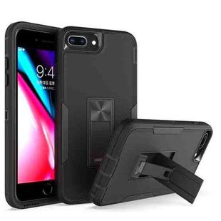 Magnetic Holder Phone Case For iPhone 8 Plus / 7 Plus(Black)