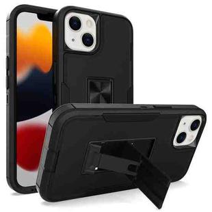 For iPhone 13 mini Magnetic Holder Phone Case (Black)