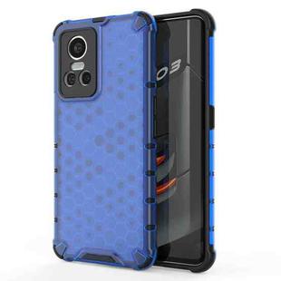 For OPPO Realme GT Neo3 5G China Shockproof Honeycomb PC + TPU Protective Case(Blue)