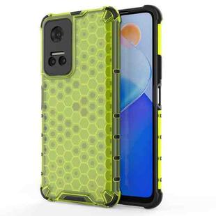 For Honor Play6T 5G China Shockproof Honeycomb PC + TPU Protective Case(Green)