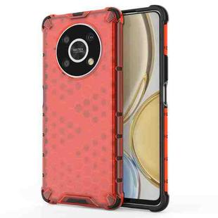 For Honor X30 Shockproof Honeycomb PC + TPU Protective Case(Red)