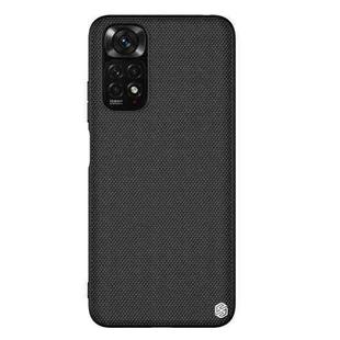 For Xiaomi Redmi Note 11S NILLKIN 3D Texture Nylon Fiber PC+TPU Phone Case(Black)