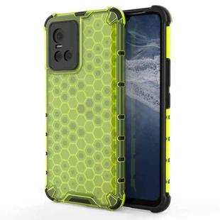 For vivo S10 5G China Shockproof Honeycomb PC + TPU Protective Case(Green)