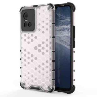 For vivo S10 5G China Shockproof Honeycomb PC + TPU Protective Case(White)