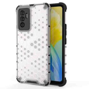 For vivo S10e 5G China Shockproof Honeycomb PC + TPU Protective Case(White)