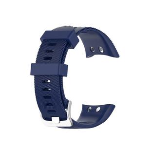 For Garmin Forerunner 45 & 45S Silicone Watch Band(Navy blue)