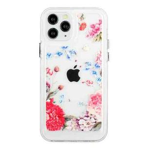 For iPhone 11 Pro Flower Pattern Space Phone Case (1)