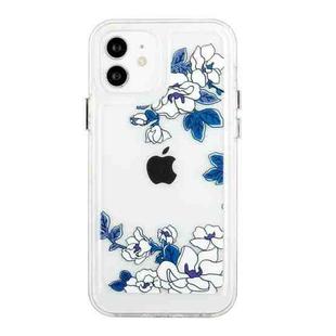 For iPhone 12 Flower Pattern Space Phone Case(10)