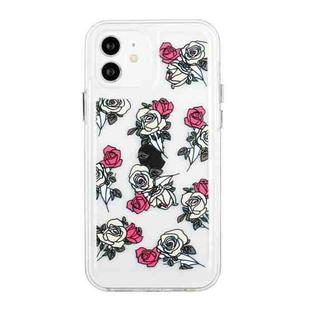 For iPhone 12 mini Flower Pattern Space Phone Case (6)