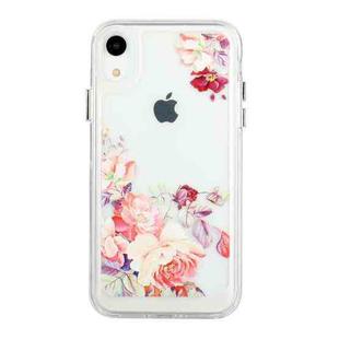 For iPhone XR Flower Pattern Space Phone Case(4)