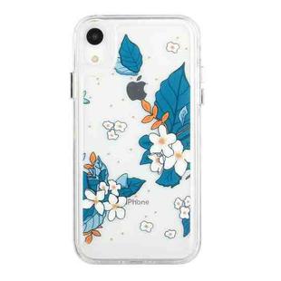 For iPhone XR Flower Pattern Space Phone Case(9)