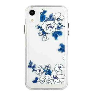 For iPhone XR Flower Pattern Space Phone Case(10)