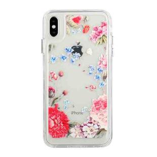 For iPhone XS Max Flower Pattern Space Phone Case(1)