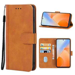 For vivo iQOO Z5 Leather Phone Case(Brown)