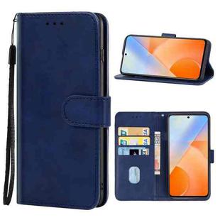 For vivo iQOO Z5 Leather Phone Case(Blue)