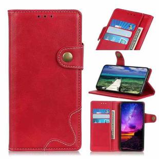 For Nokia G50 S-Type Stitching Calf Texture Leather Phone Case(Red)