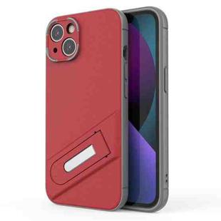 For iPhone 13 Invisible Holder TPU + PC Phone Case(Red)