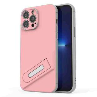 For iPhone 13 Pro Max Invisible Holder TPU + PC Phone Case (Pink)