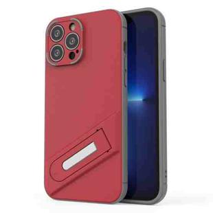 For iPhone 13 Pro Max Invisible Holder TPU + PC Phone Case (Red)