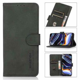 For Motorola Moto G22 KHAZNEH Matte Texture Leather Phone Case(Green)