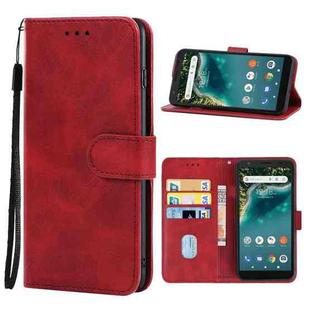 For ZTE AVID 589 / Z5158 Leather Phone Case(Red)