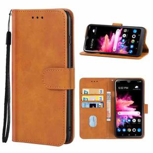 For TCL 30z T602DL Leather Phone Case(Brown)