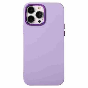 For iPhone 12 / 12 Pro Electroplated Silicone Phone Case(Purple)