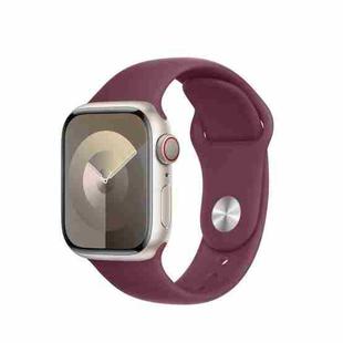 Silicone Watch Band For Apple Watch Ultra 49mm&Watch Ultra 2 49mm / Series 9&8&7 45mm / SE 3&SE 2&6&SE&5&4 44mm / 3&2&1 42mm(Mulberry Color)