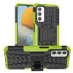 For Samsung Galaxy M23 / F23 5G Tire Texture TPU + PC Phone Case with Holder(Green)