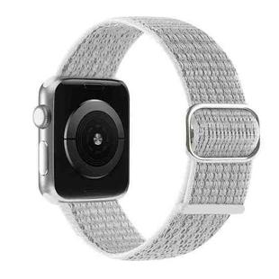 Nylon Watch Band For Apple Watch Series 9&8&7 41mm / SE 3&SE 2&6&SE&5&4 40mm / 3&2&1 38mm(Reflective White)
