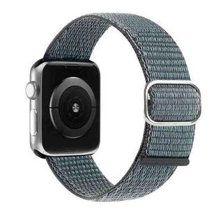 Nylon Watch Band For Apple Watch Series 9&8&7 41mm / SE 3&SE 2&6&SE&5&4 40mm / 3&2&1 38mm(Wind Cloud Grey)