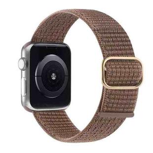 Nylon Watch Band For Apple Watch Series 9&8&7 41mm / SE 3&SE 2&6&SE&5&4 40mm / 3&2&1 38mm(Smoke Purple)