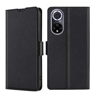 For Huawei nova 9 Ultra-thin Voltage Side Buckle Leather Phone Case(Black)