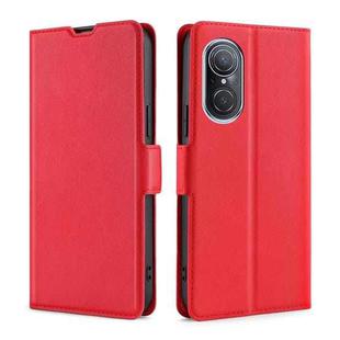 For Huawei Nova 9 SE 4G Ultra-thin Voltage Side Buckle Leather Phone Case(Red)