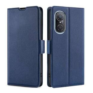 For Huawei Nova 9 SE 4G Ultra-thin Voltage Side Buckle Leather Phone Case(Blue)