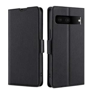 For Google Pixel 7 5G Ultra-thin Voltage Side Buckle Leather Phone Case(Black)