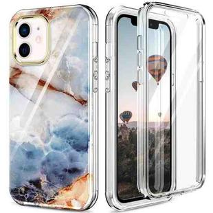 For iPhone 12 mini 360 Full Body Painted Phone Case (Marble L07)