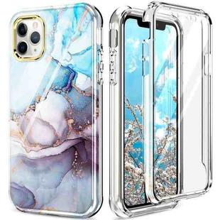 For iPhone 11 Pro 360 Full Body Painted Phone Case (Marble L11)
