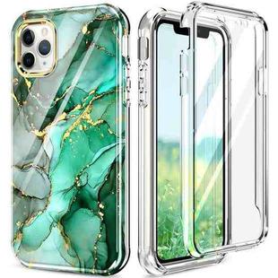For iPhone 11 Pro 360 Full Body Painted Phone Case (Marble L12)