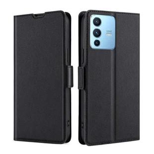 For vivo S12 Pro 5G / V23 Pro Ultra-thin Voltage Side Buckle Leather Phone Case(Black)