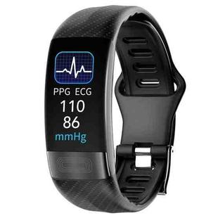 P11 Plus 0.96 inch Screen ECG+HRV Smart Health Bracelet, Support Body Temperature, Dynamic Heart Rate, ECG Monitoring, Blood Oxygen Monitor(Weave)